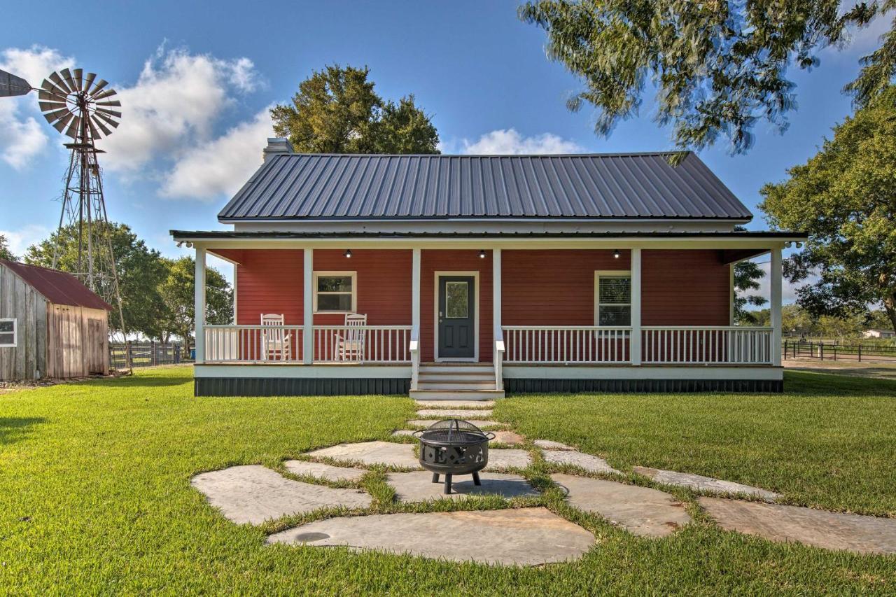 Peaceful Schulenburg Farmhouse With Fire Pit And Grill Buitenkant foto